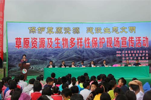 生物多样性宣传活动现场